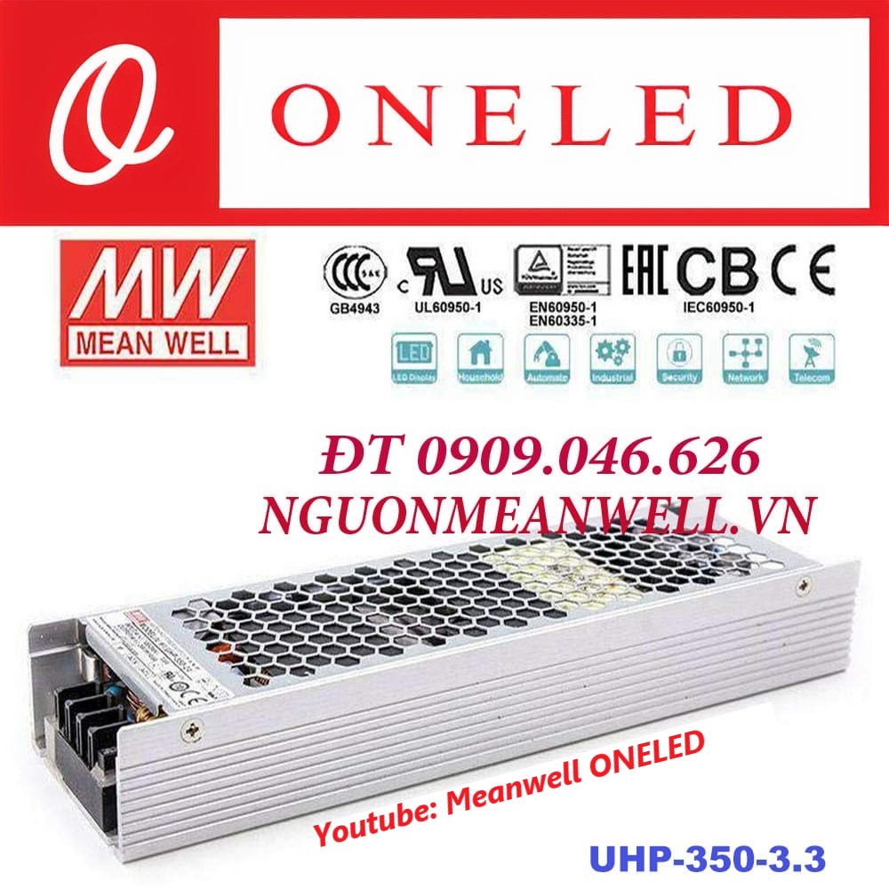 Nguồn Meanwell UHP-350-3.3 Nguồn Meanwell UHP-350-3.3