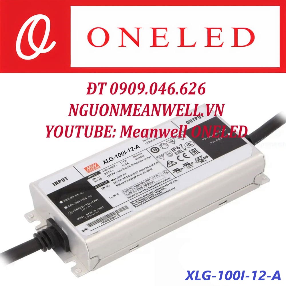 Nguồn Meanwell XLG-100I-12-A Nguồn Meanwell XLG-100I-12-A