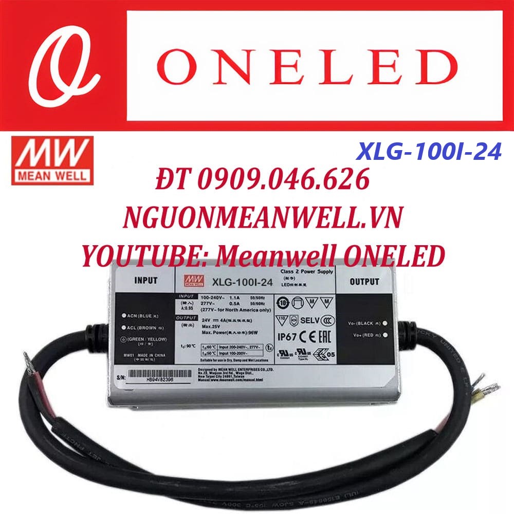 Nguồn Meanwell XLG-100I-24 Nguồn Meanwell XLG-100I-24