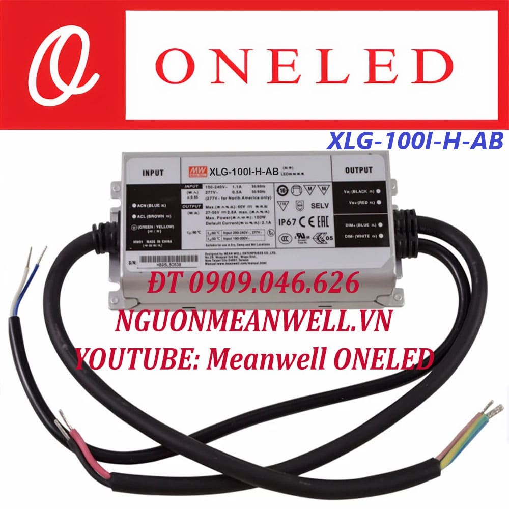 Nguồn Meanwell XLG-100I-H-AB Nguồn Meanwell XLG-100I-H-AB