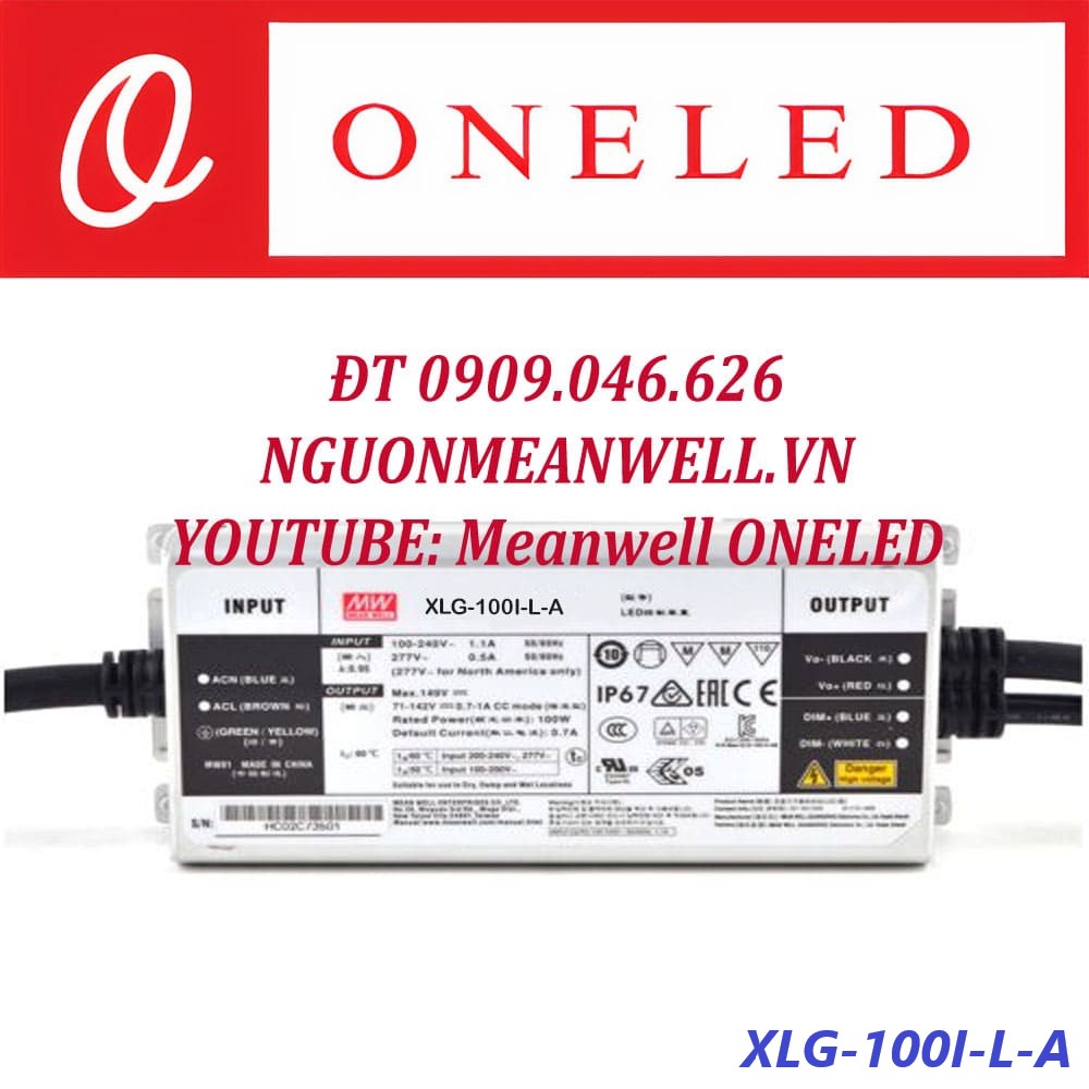 Nguồn Meanwell XLG-100I-L-A Nguồn Meanwell XLG-100I-L-A
