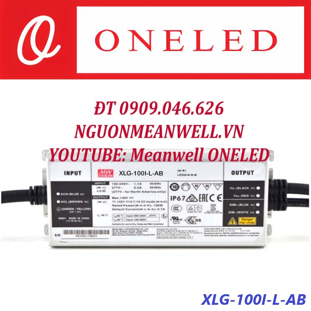Nguồn Meanwell XLG-100I-L-AB Nguồn Meanwell XLG-100I-L-AB