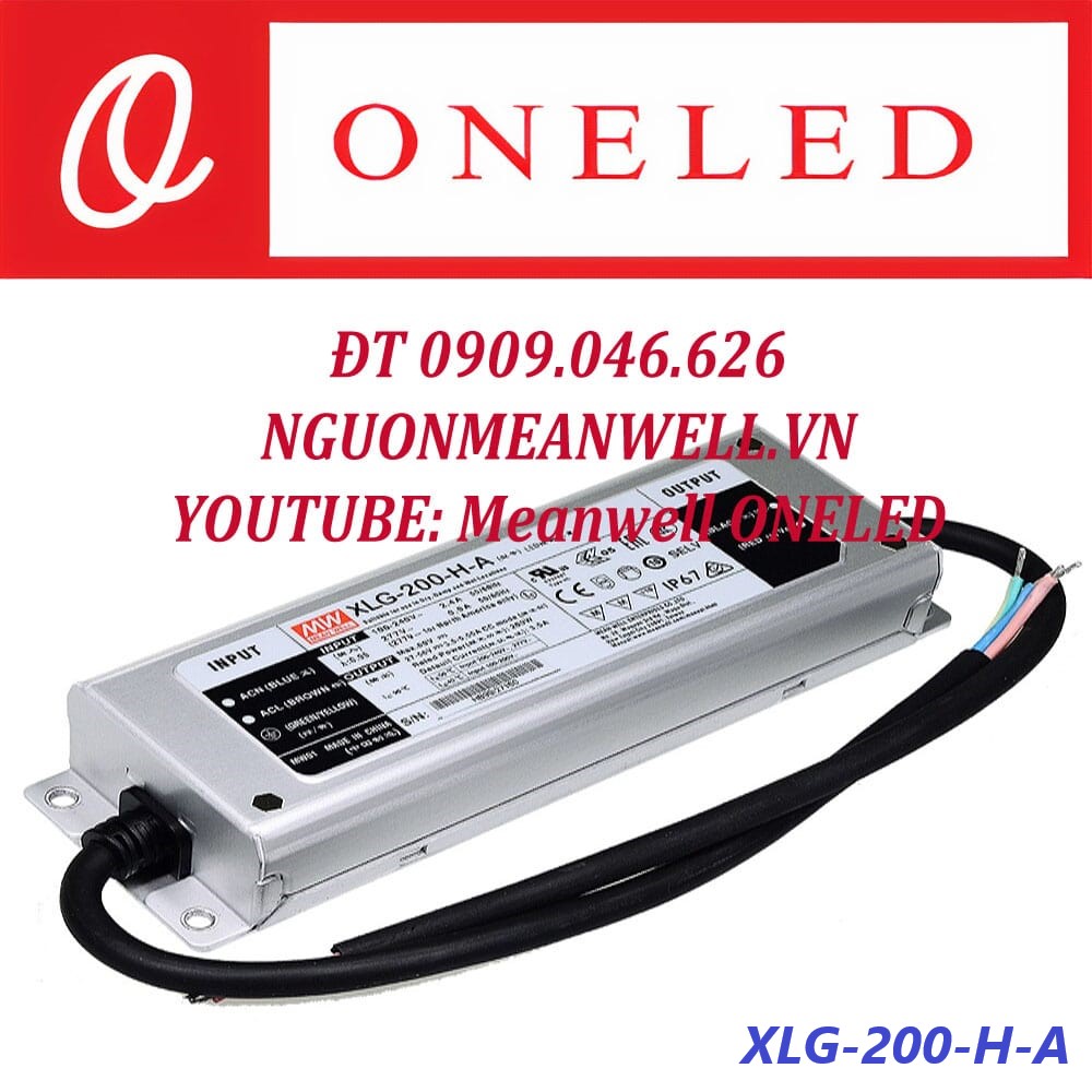 Nguồn Meanwell XLG-200-H-A Nguồn Meanwell XLG-200-H-A