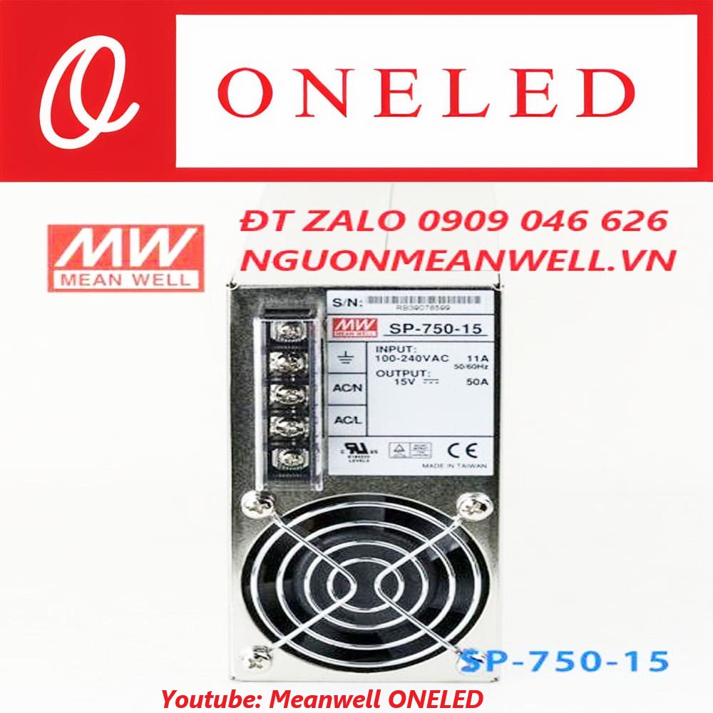 Nguồn Meanwell SP-750-15 Nguồn Meanwell SP-750-15