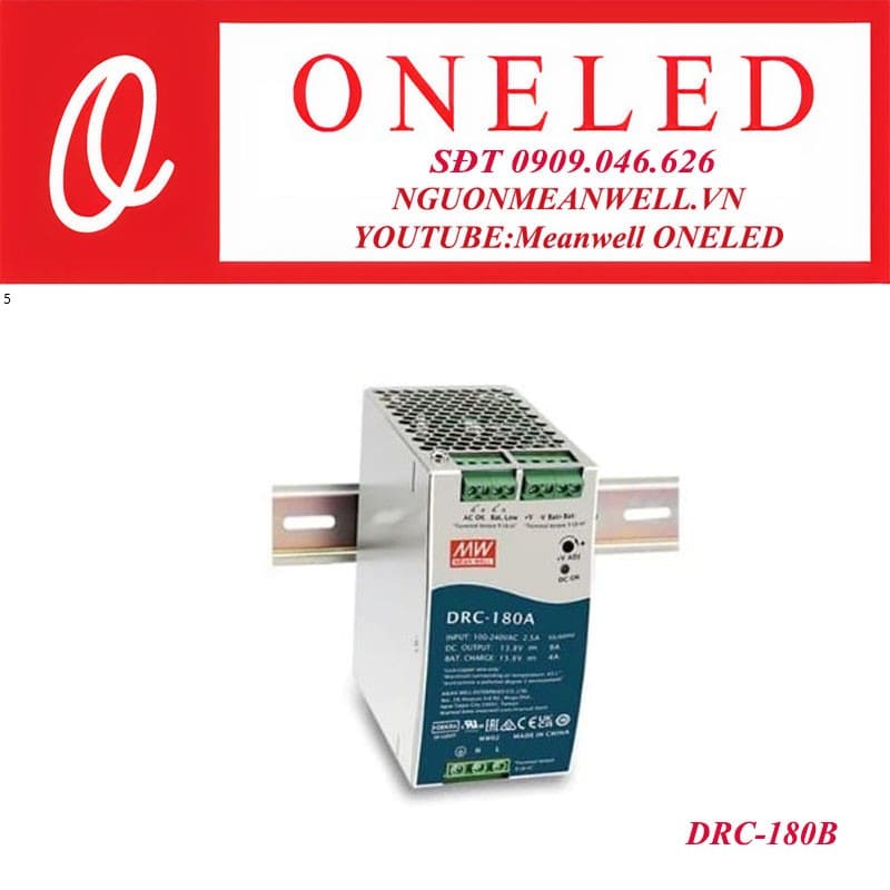 Nguồn meanwell DRC-180B Nguồn meanwell DRC-180B