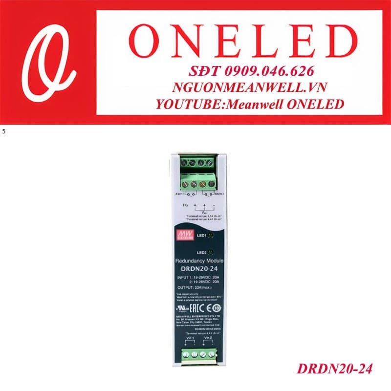 Nguồn meanwell DRDN20-24 Nguồn meanwell DRDN20-24